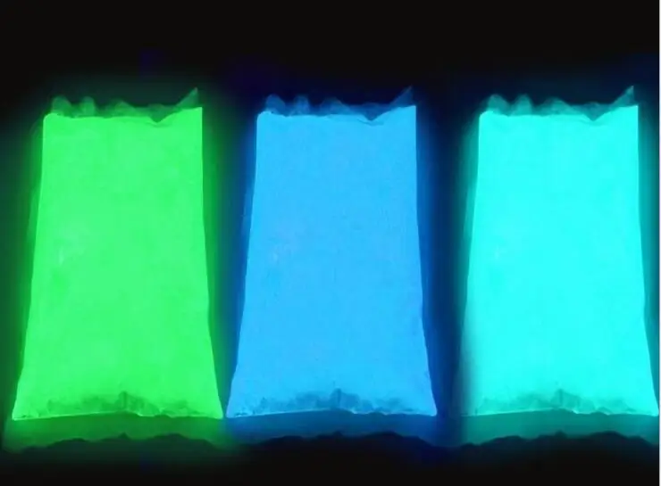 50 г светится в темноте порошок 12 цветов пигментный 1 мешок * светящийся для ногтей