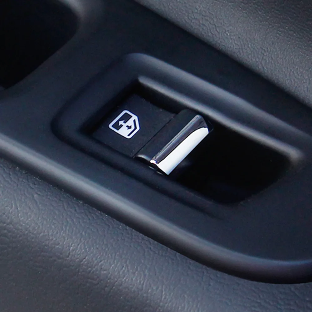 ABS хромированные окна лифт кнопка переключатель крышка литья гарнир для 2016 2017 2018