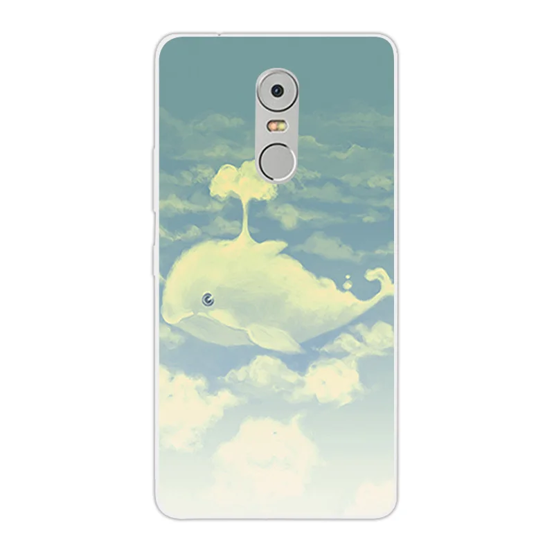 Для Lenovo K6 Note милый чехол с животными Мягкий силиконовый для 5 &quotчехол телефона Funda