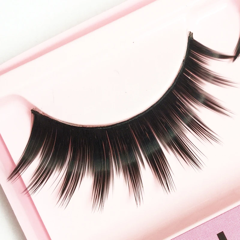 1 пара Женские Накладные ресницы ручной работы Короткие многоразовые