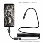 3in1 USB C Водонепроницаемый светодиодный светильник эндоскопа камера для телефона Android змеиный кабель эндоскоп для ремонта автомобиля осмотр трубы