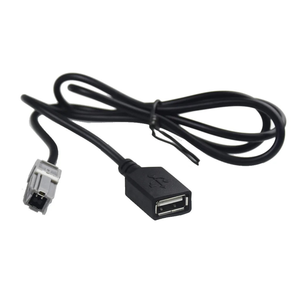 Автомобильный Aux аудио вход провод передачи данных разъем для USB адаптера Toyota Corolla