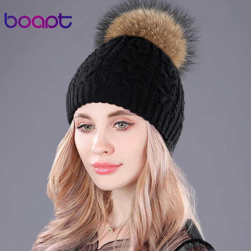 [boapt] кашемир Двухъярусный вязаный колпачки твист мягкий толстый головные уборы