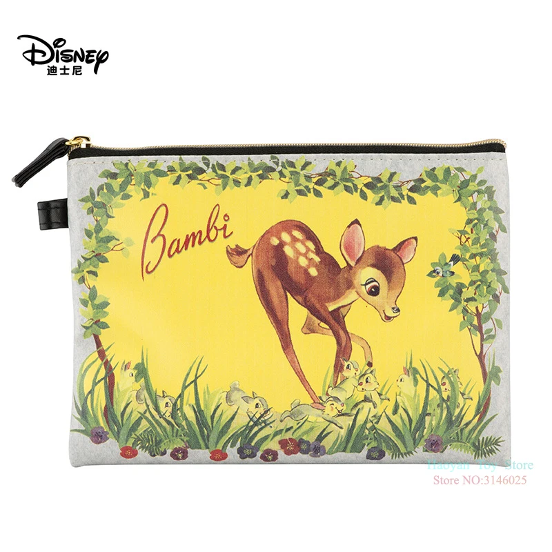 Женские сумки из натуральной кожи с рисунком оленя из мультфильма «disney Little Deer Bambi»