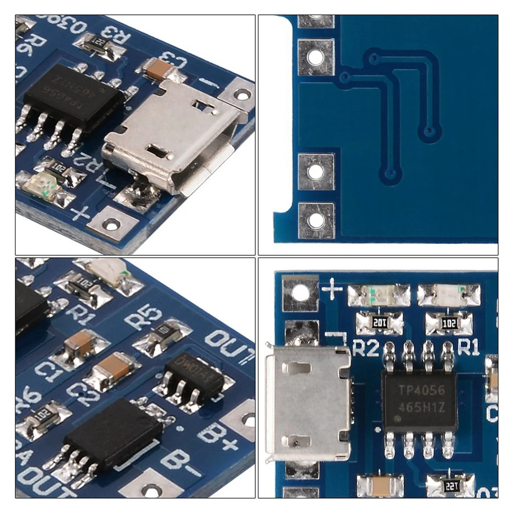 5 шт. 1A 5В Micro-USB TP4056 литиевая батарея зарядное устройство плата модуль TE420 |