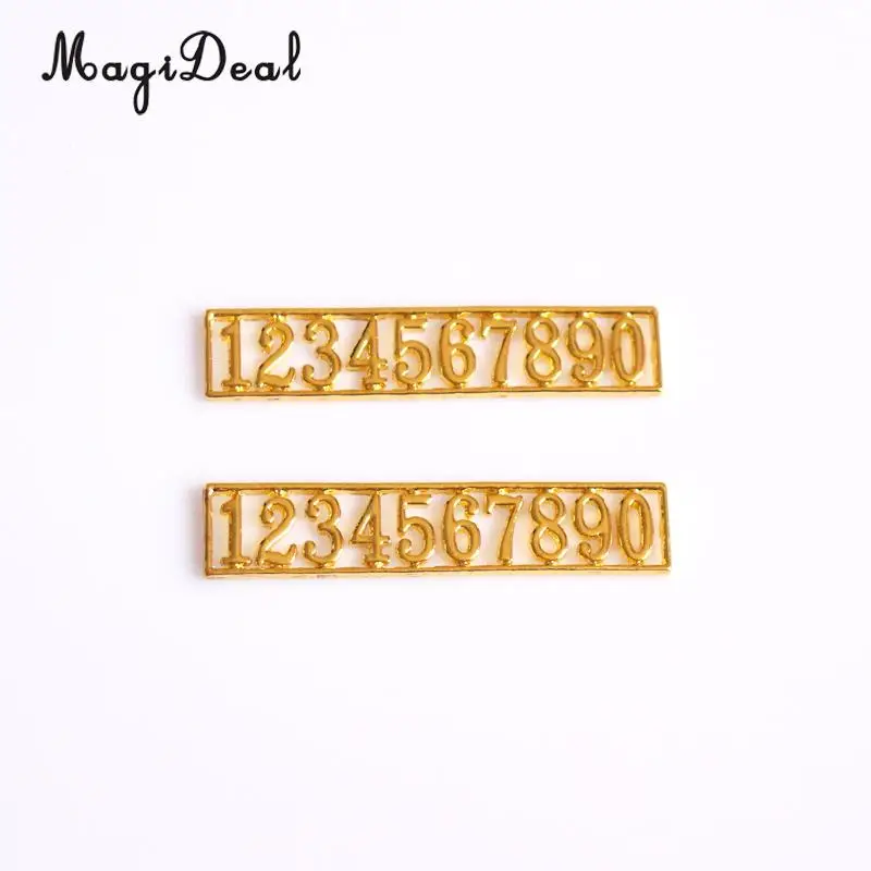 MagiDeal винтажный дизайн масштаб 1/12 Золотой кукольный домик Миниатюрный набор