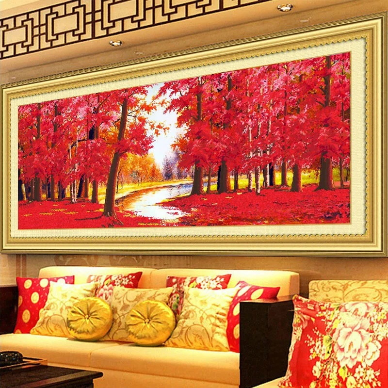 QIANZEHUI DIY Diamond Embroidery Round Fortune Mangroves Full rhinestone 5D painting cross stitch needlework | Дом и сад