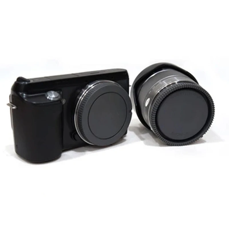 Крышка корпуса камеры + Задняя крышка объектива для Sony NEX NEX-3 E-mount 10 пар/лот |