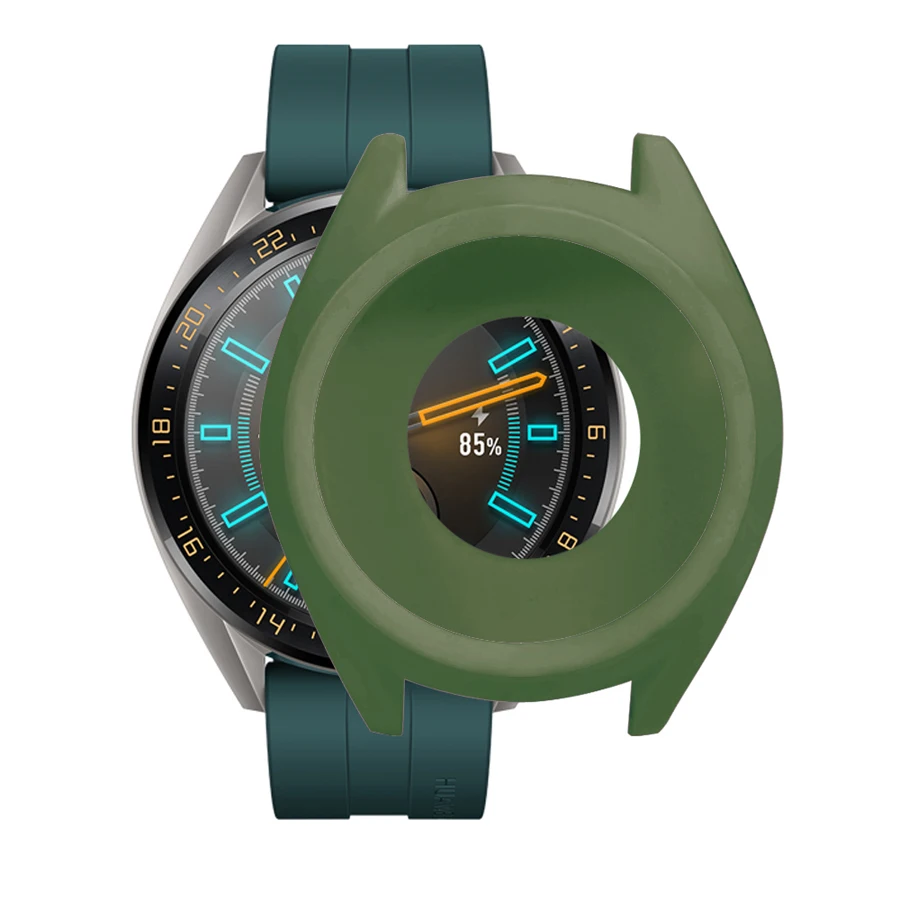 Силиконовый защитный чехол для умных часов Huawei Watch GT 2 мягкий ТПУ с полным