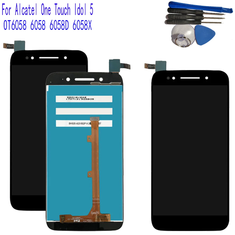 Протестированный Новый 5 2 &quotдля Alcatel One Touch Idol ot6058 6058 6058D 6058X ЖК дисплей сенсорный