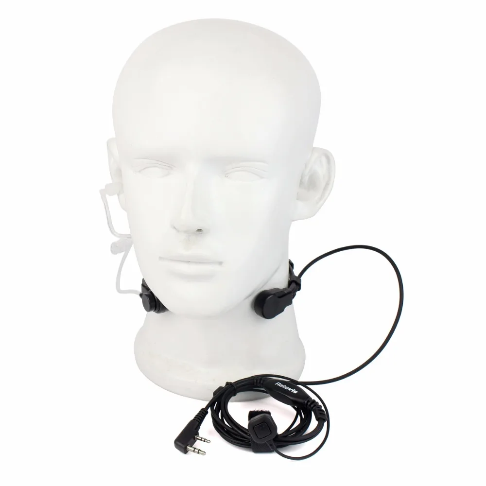 2 Pin горла рация Аксессуары гарнитура для Baofeng UV 5R Retevis H777 RT5R Kenwood TYT двухстороннее