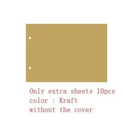 extra 5pages kraft Деревенский сад свадебный фотоальбом, характерная Гостевая книжка, деревенская Свадебная память Выгравированная гость книга, начальный Свадебный декор - Цвет: extra 5pages kraft