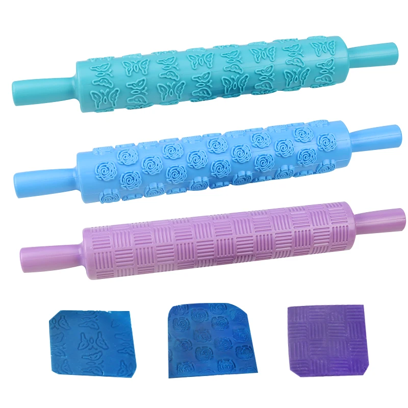 1 шт. пластиковый ролик для украшения торта|fondant rolling pin|rolling pincake roller |