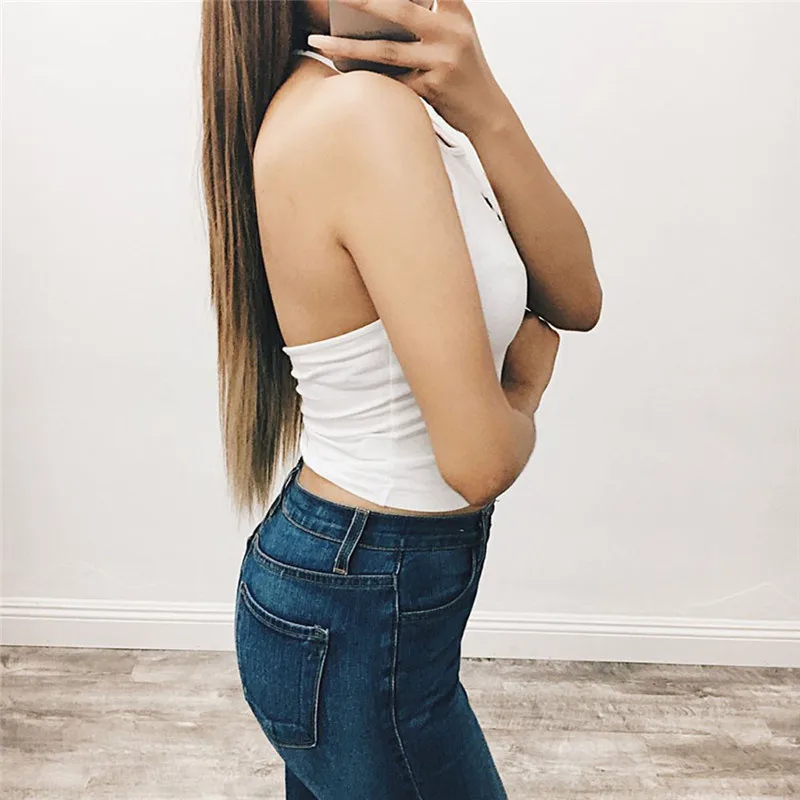 2018 модный сексуальный белый топ на бретелях женский розовый цветочный жилет с