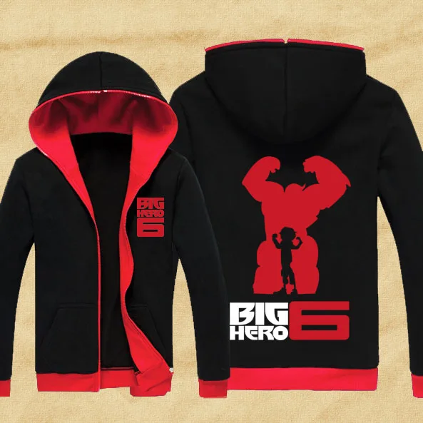 Толстовка с капюшоном Big Hero 6 аниме Baymax толстовка милый робот флисовое пальто