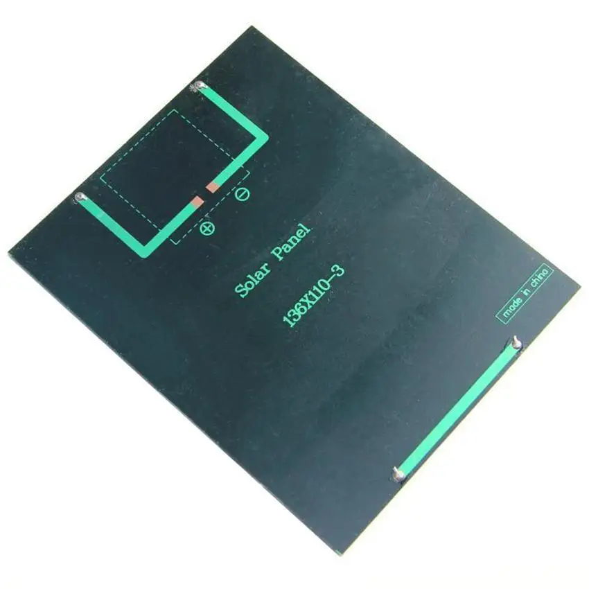 10 шт./лот 2 Вт 6 в эпоксидная пластина солнечная батарея поликристаллическая