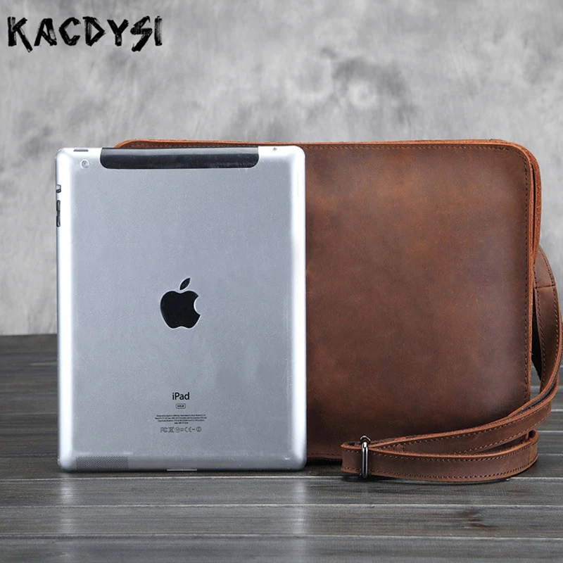 Портфель Crazy Horse мужской кожаный дизайнерский винтажный саквояж ручной работы