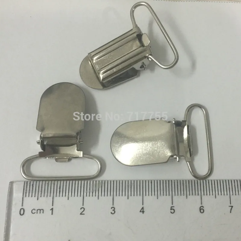 (5pcs / lot) New Sliver 25mm Metal Garter Suspender Paci Pacifier Clips Ribbon Craft Sewing Tool | Дом и сад