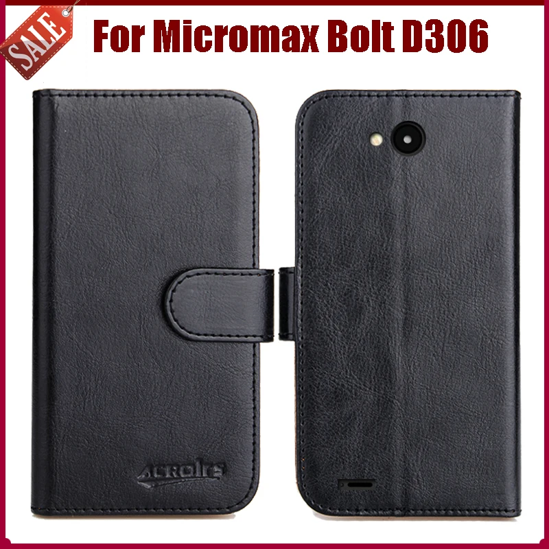 Горячая распродажа! Чехол Micromax Bolt D306 Новое поступление 6 цветов Роскошный чехол