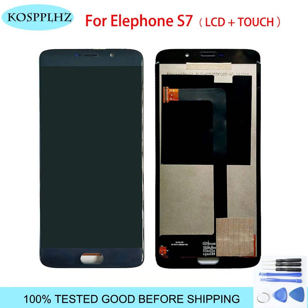 ЖК дисплей и сенсорный экран в сборе для Elephone S7 дигитайзер экрана сменные