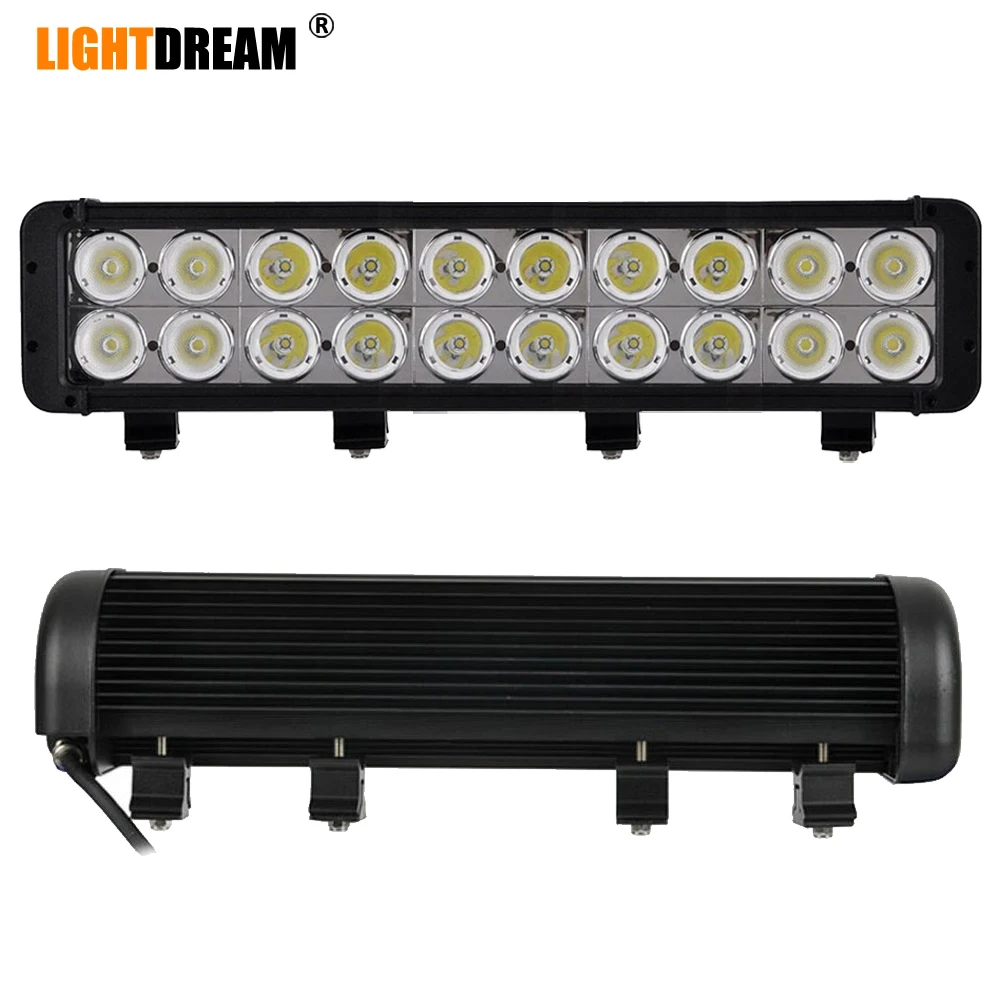 2 Rows 200W Led Work Light Bar 12V 24V Spot/Flood/Combo Beam Driving Dual Row Off road light x2pcs/lots | Автомобили и мотоциклы