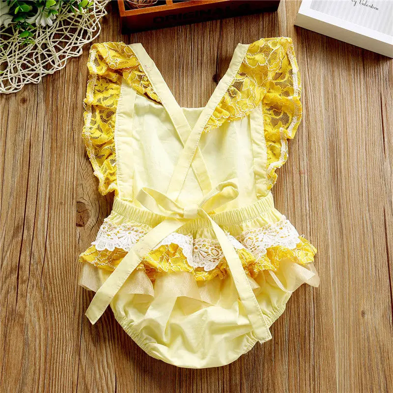 Одежда для маленьких девочек комбинезон Красавица и Чудовище новорожденных