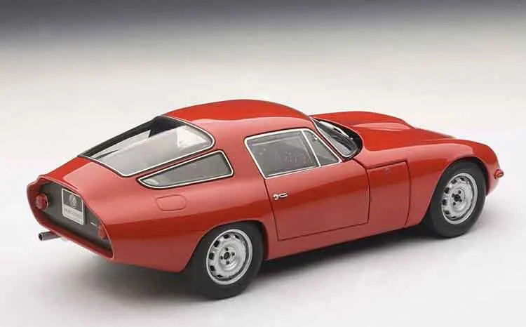 1:18 AUTOart 1963 Alfa Romeo TZ ALFA ROMEO TZ модель автомобиля из сплава для детей Подарки