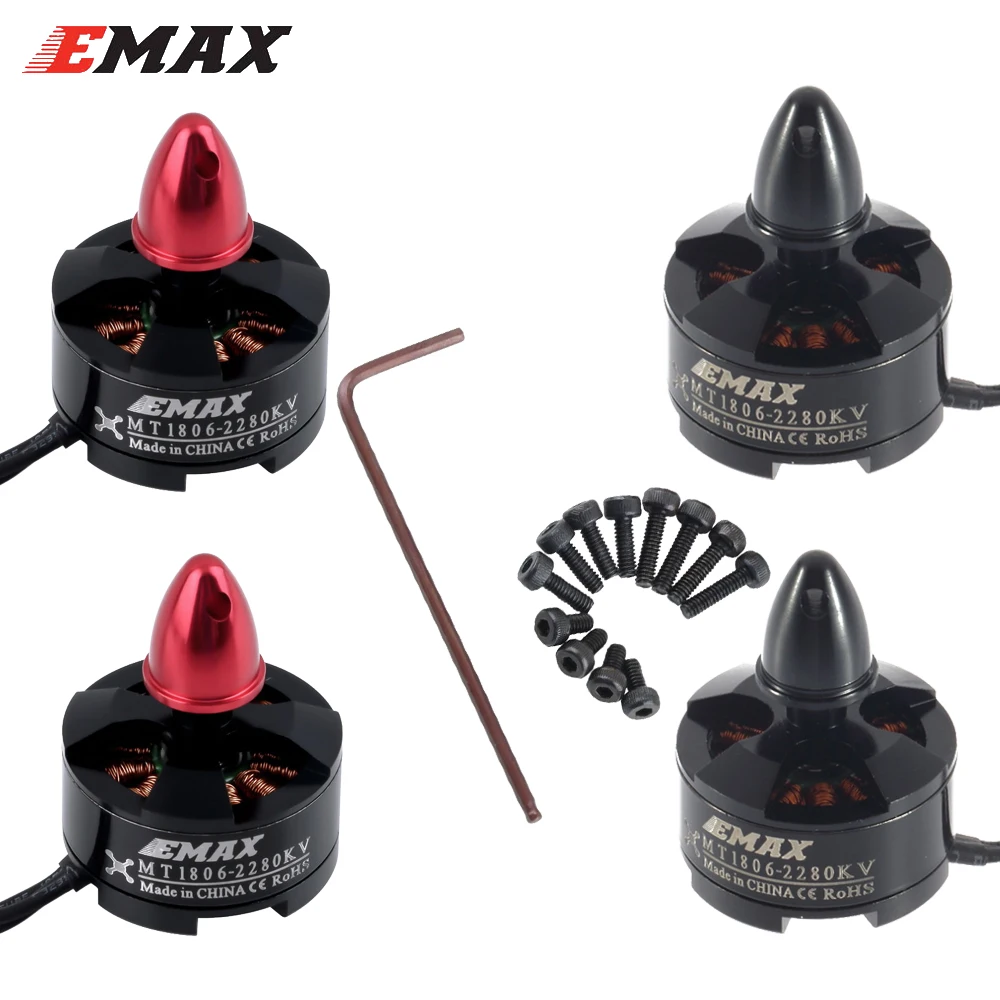 Бесщеточный двигатель EMAX MT1806 2280KV CW/CCW для квадрокоптера C250 Multicopter QAV250|motor for|brushless