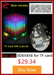 Новейший красочный RGB елки светодиодные электронные diy Набор