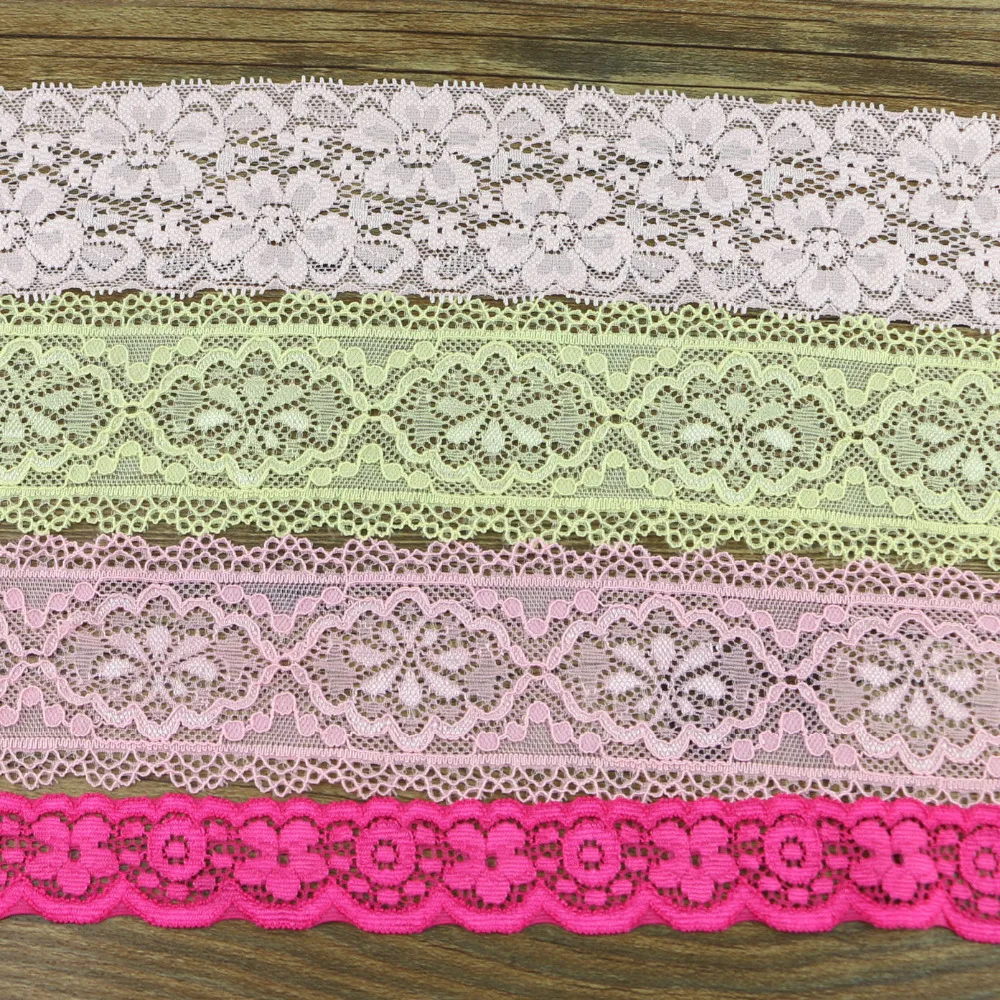 Выборочная доставка 4 ярда из чистого хлопка смешанная ткань кроше кружевная