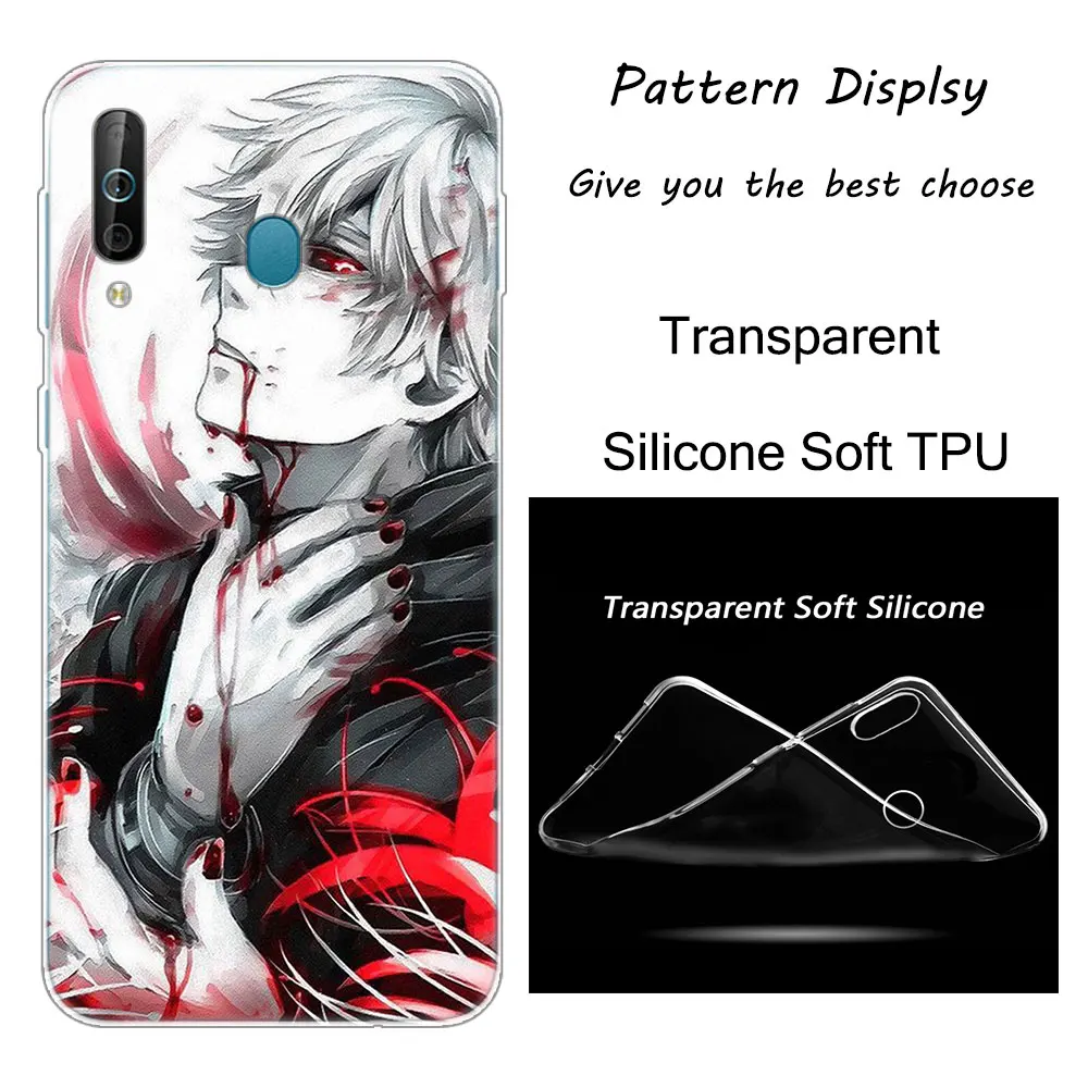 012 Лидер продаж японское аниме «Tokyo Ghoul силиконовый чехол для samsung Galaxy A80 A70 A60 A50 A40 A40S A30 A20E A2CORE M40 Примечание 10 плюс 9 8 5 - Цвет: 012
