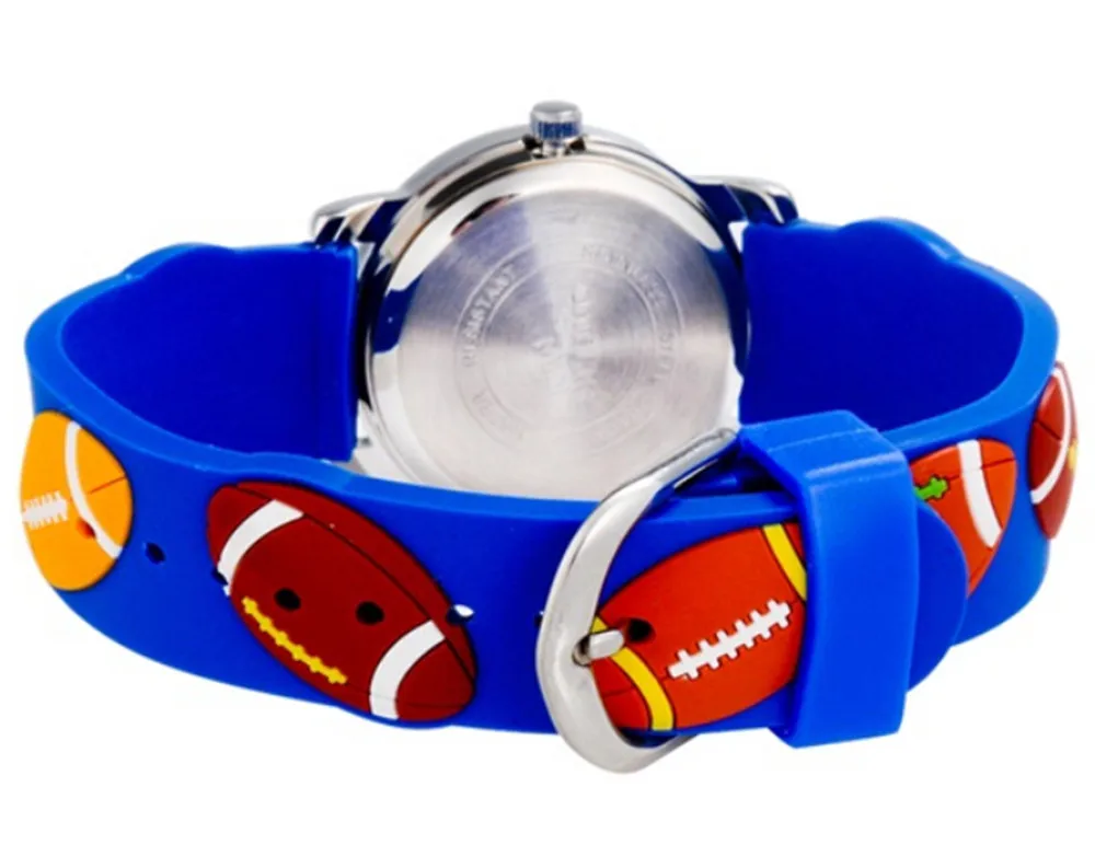 Детские наручные часы для маленьких мальчиков мультяшная 3D футбольная повязка