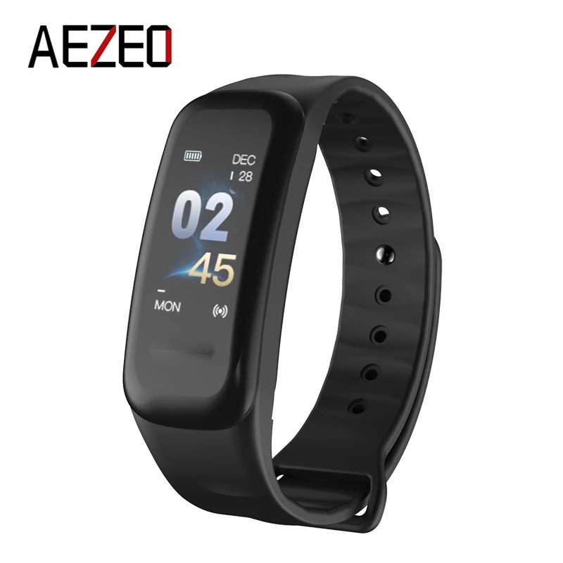 AEZEO Smart Wristbands Color Screen Blood Pressure Oxygen Bracelets Heart Rate Monitor Activity Tracker | Электроника