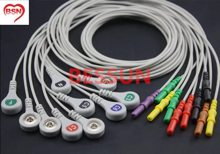 Holter 10ld ecg кабель IEC DIN оснастки|din din|din cabledin 1 |