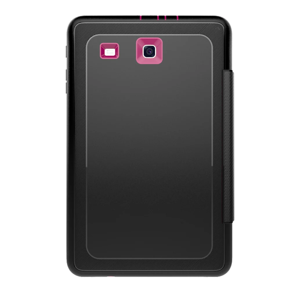 Для Samsung Galaxy Tab E 9,6 SM-T560 T561 3-Слои смарт-крышка, чехол противоударный ПК+ ТПУ повышенной прочности и защищенности противоударный ТПУ+ ПУ складная стоячая таблетница
