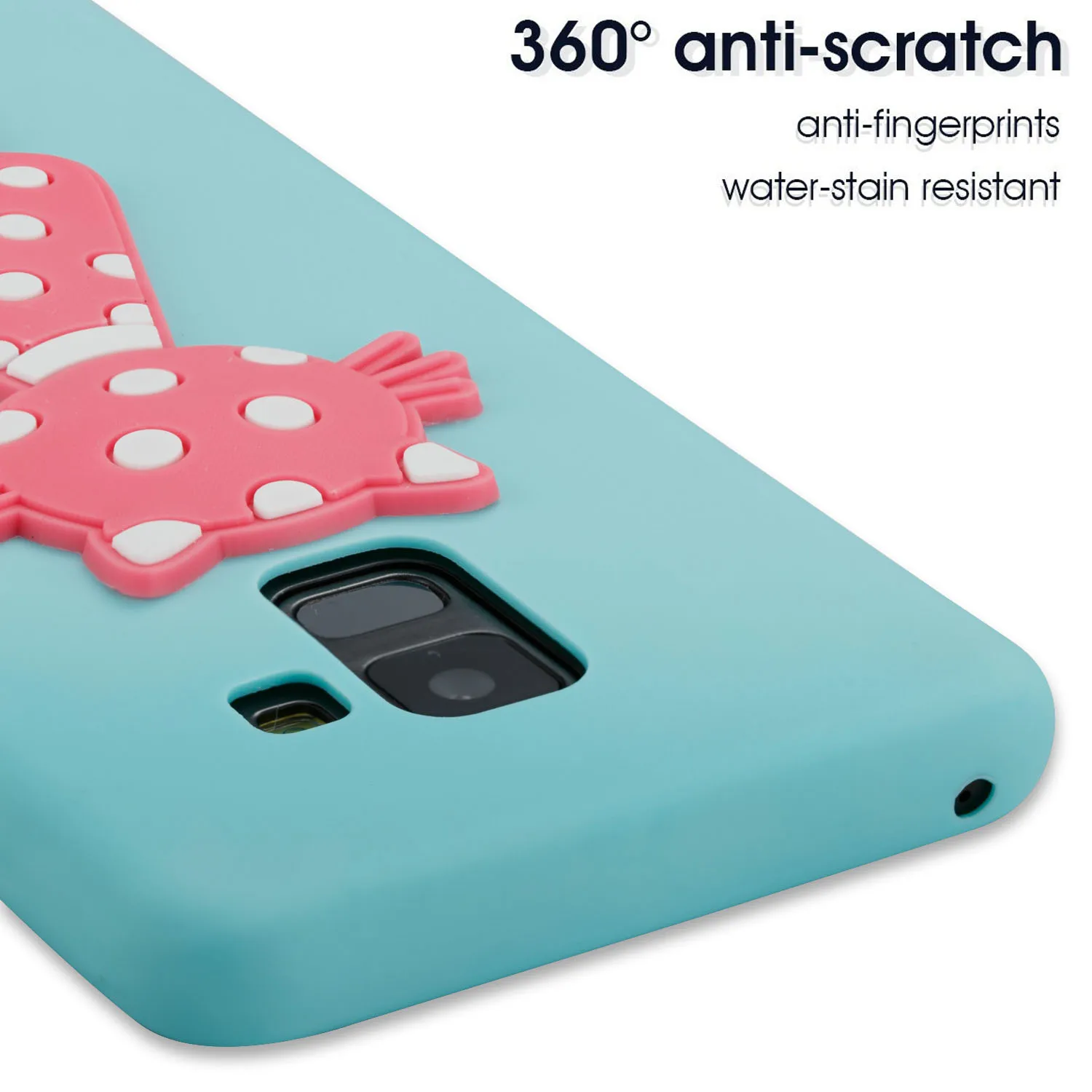Мягкий силиконовый чехол из ТПУ с мультяшным 3D кошкой для телефона Samsung Galaxy A8 A 8 2018