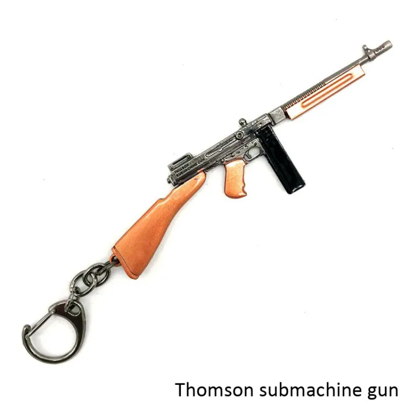 PUBG CS брелки Playerunknown's Battlegrounds AKW AWM MK14 пистолет Модель 10 см Автомобильный Брелок пряжка модель mannen cadeau для детей