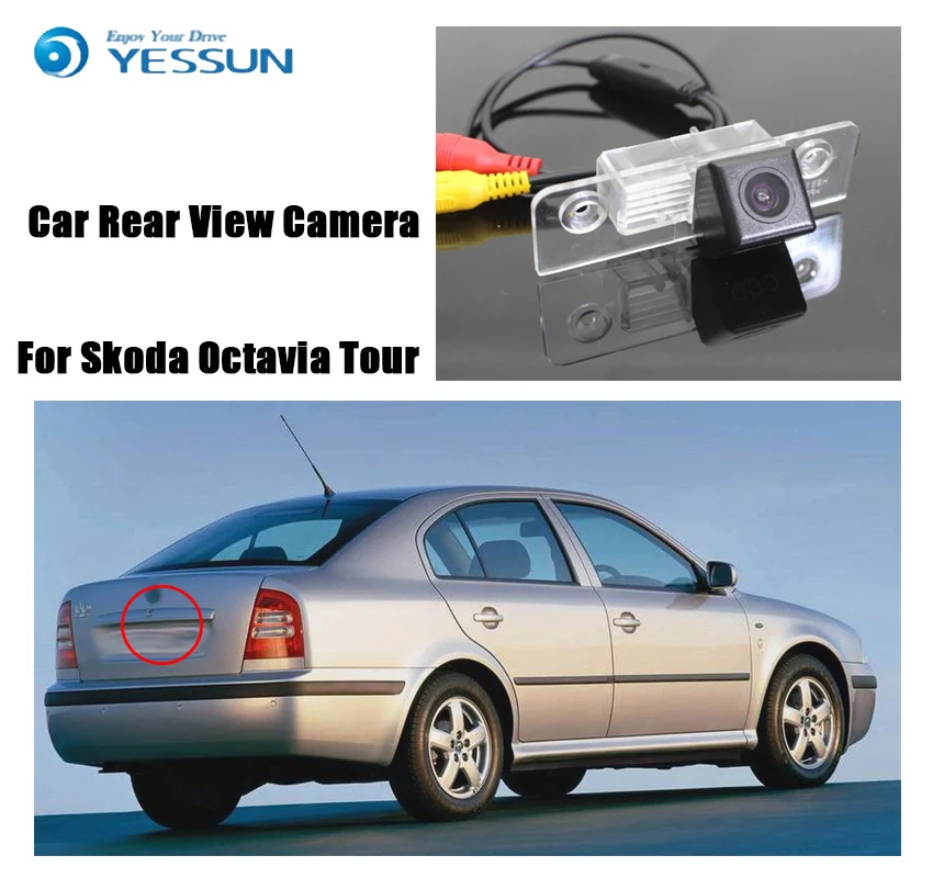Автомобильная парковочная камера YESSUN Bck Up HD CCD для Skoda Octavia Tour Laura камеры заднего