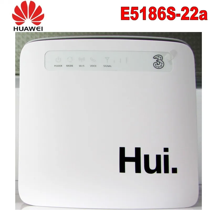 

Unlocked Huawei 4G Wireless Router E5186 E5186s-22 LTE FDD 800/900/1800/2100/2600Mhz Cat6 300Mbps Mobile Gateway Router