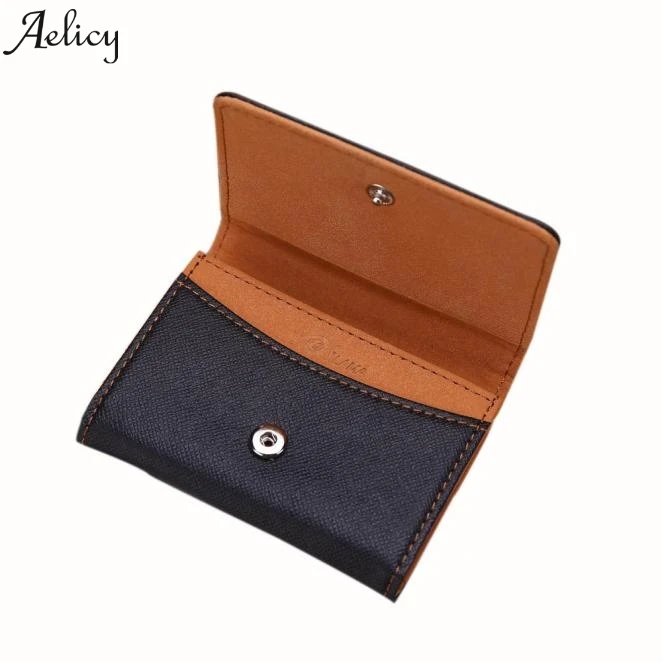 Модный кошелек для кредитных карт маленький держатель ID Тонкий Карманный чехол