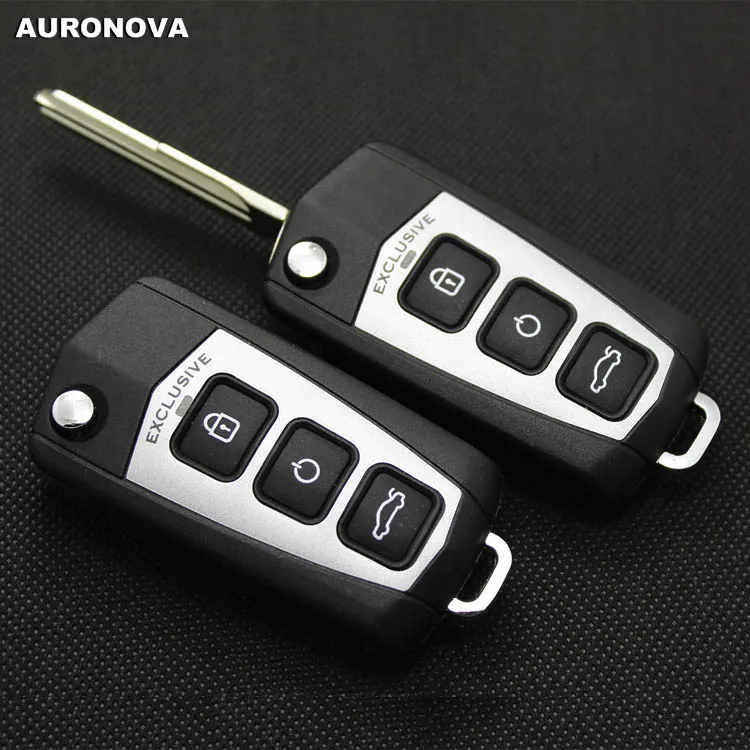 AURONOVA New Upgrade Folding Key Shell for KIA Sorento 3 Buttons Remote Car Case DIY | Автомобили и мотоциклы