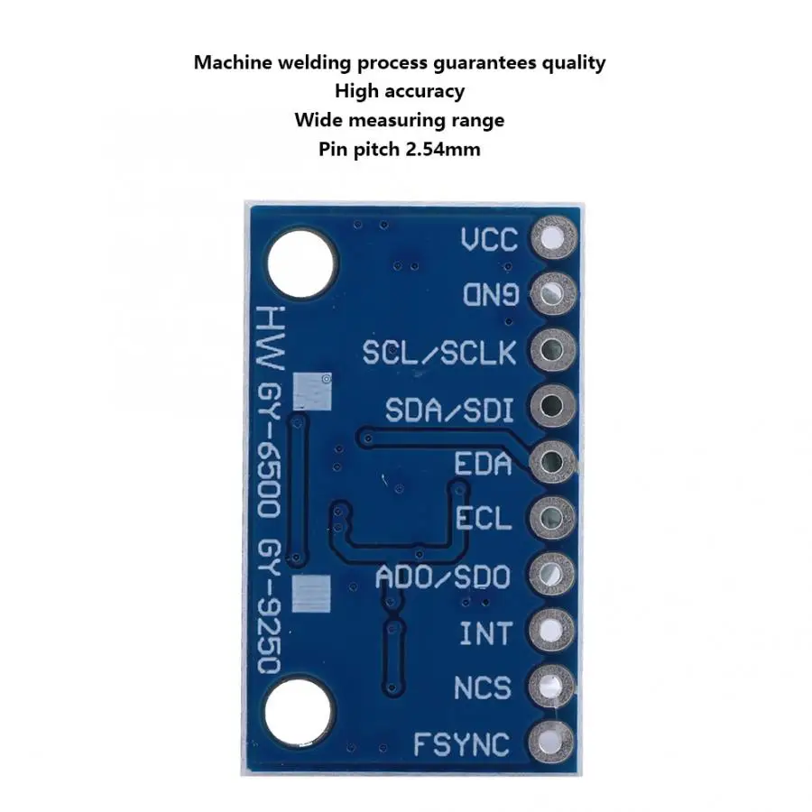 MPU-9255 GY-9255 9-осевой 16-битный магнитный датчик ускорения гироскопа 3 ~ 5 В |