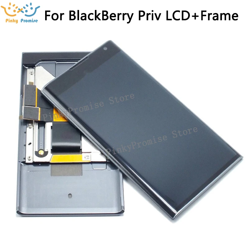 100% Оригинальный ЖК-дисплей для BlackBerry Priv с рамкой запасные части LCD Бесплатная