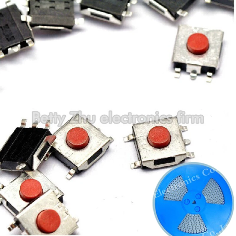 1500 шт./катушка 6*6*3 1 пять 5-контактных SMD микрокнопочный переключатель блокнота мм