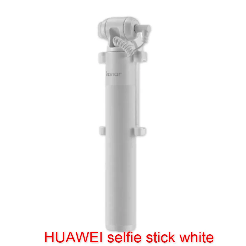 selfie stick white Оригинальная селфи-палка huawei Honor, монопод, проводная селфи-палка для huawei EMUI2.3, IOS5.0, Android4.3 и выше системы - Цвет: selfie stick white