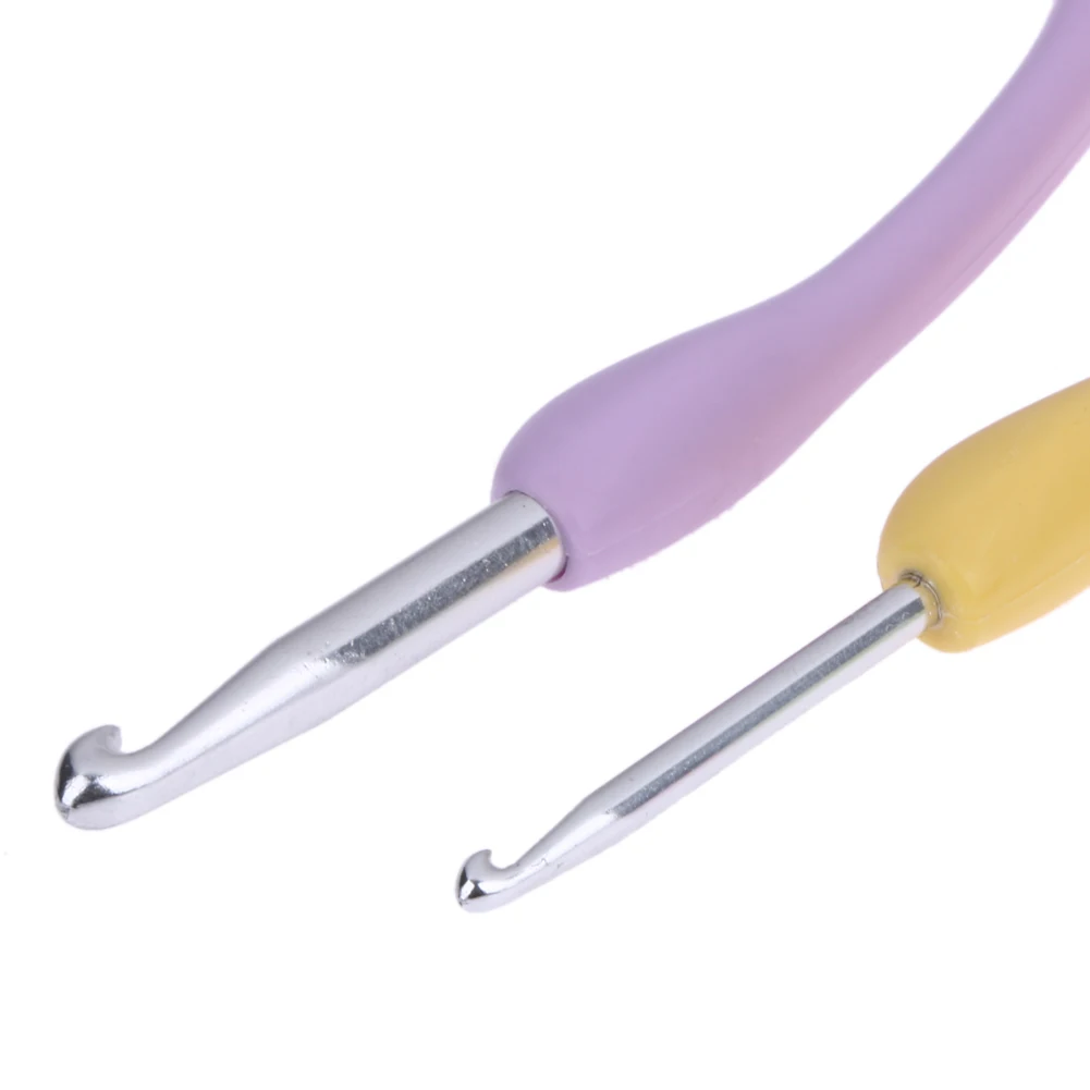 Набор крючков для вязания 8 цветов|crochet hooks needles|knitting needlesset sewing |