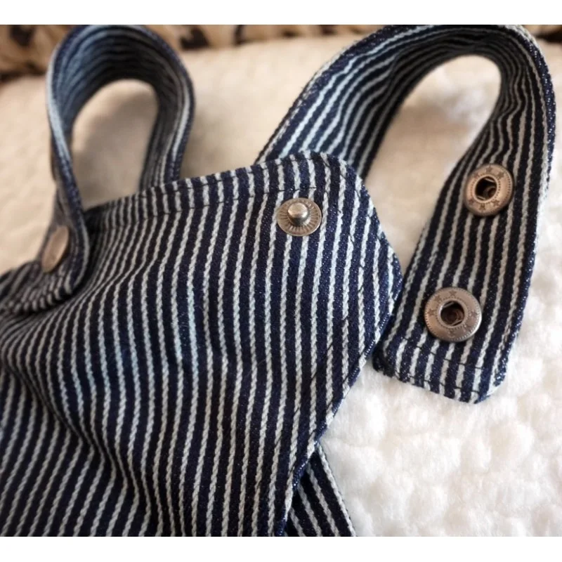 Новинка Модный комбинезон для собак одежда маленьких костюм черные белые джинсы