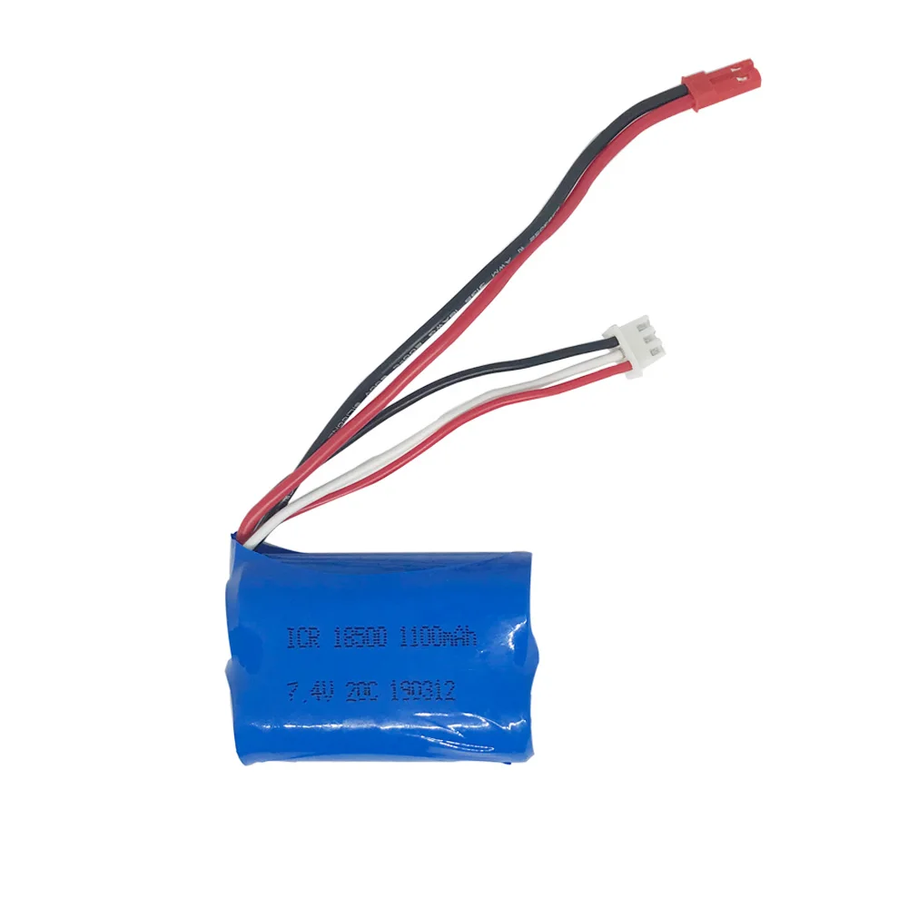 Lipo батарея для MJX T10 T11 T34 18500 5 шт. 7 4 В 1100 мА · ч игрушек HQ 827 871 радиоуправляемых