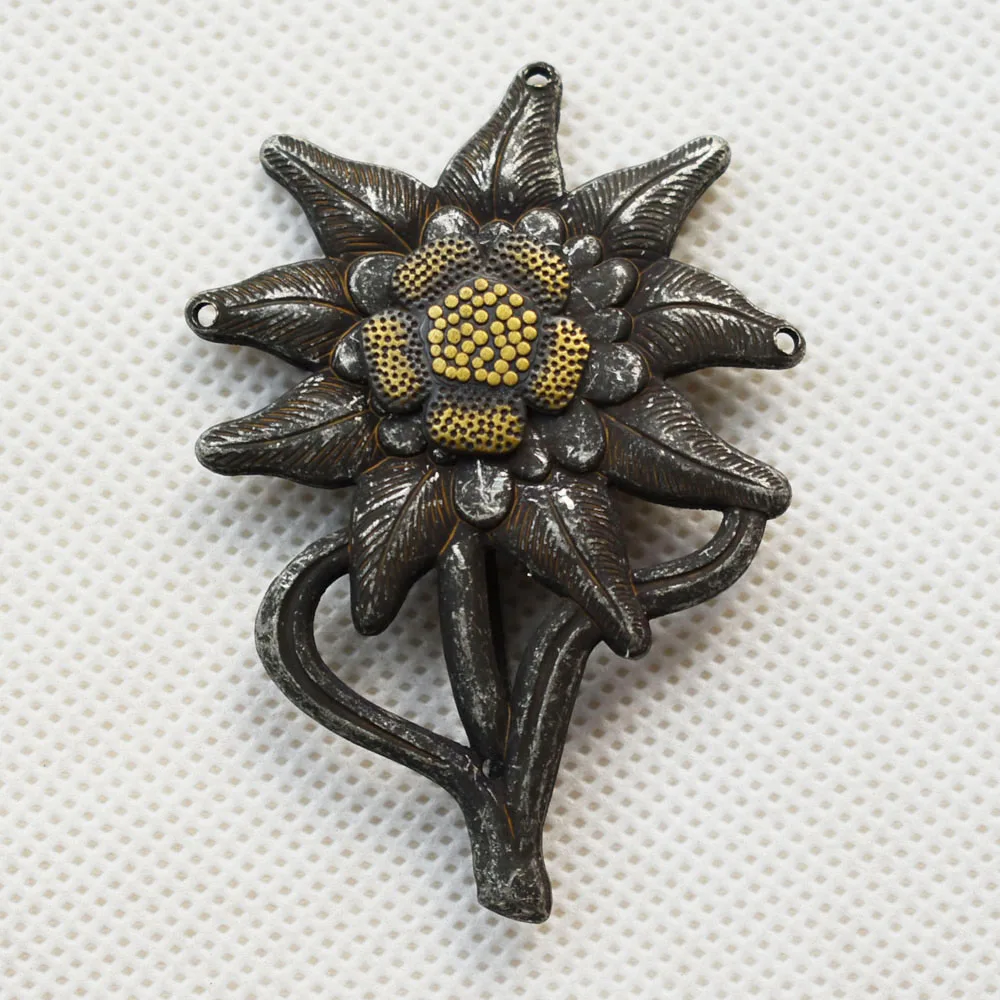 Значок немецкой кепки Второй мировой войны EM EDELWEISS 32024|badges army|medal strapmedal case |