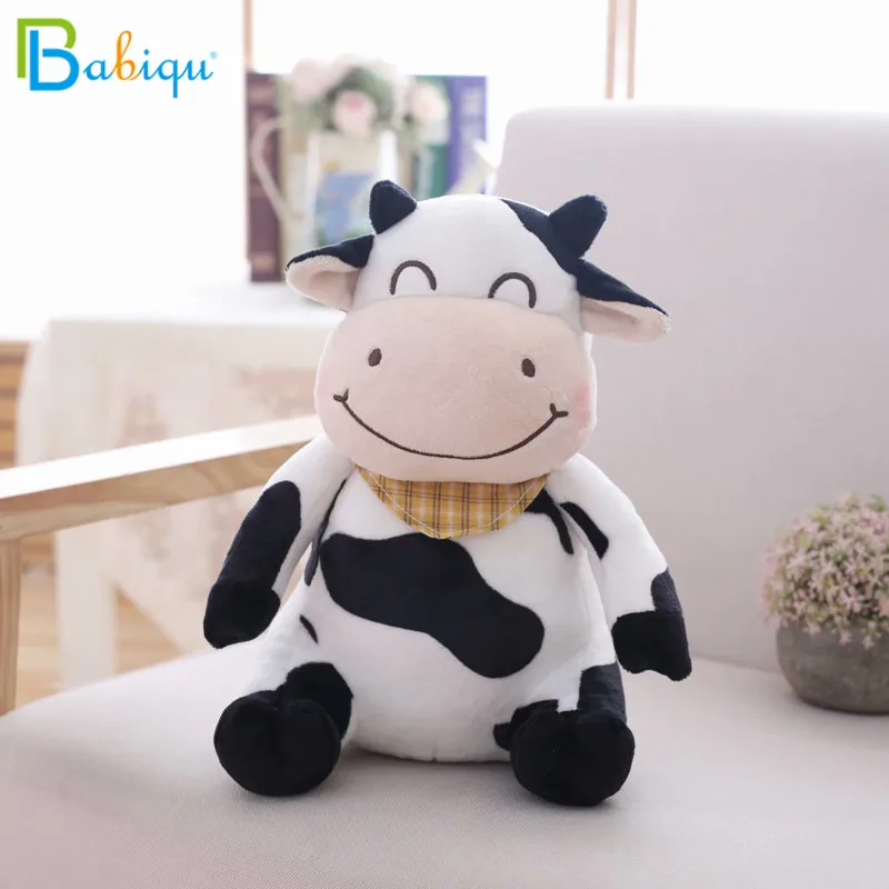 Babiqu 1 шт. 30 см Kawaii животные игрушки детские игрушки молоко корова Прямая мультфильм чучела крупного рогатого скота плюшевые игрушки для детей милый подарок